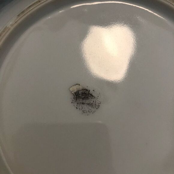 Vintage Square Gold Accented Bowl - Picture 4 of 5